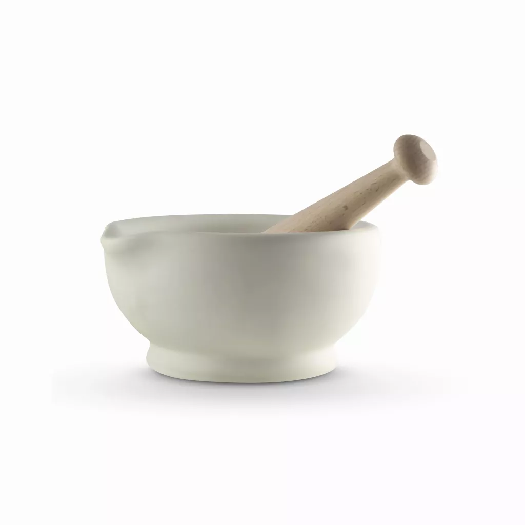 Mortar and Pestle - Size 2 — Ø 12.5cm porcelain mortar and pestle